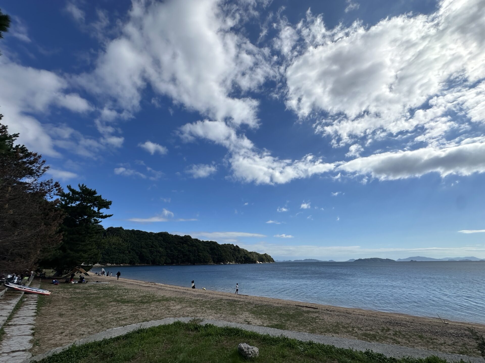 9月の倉橋島・桂浜の海岸